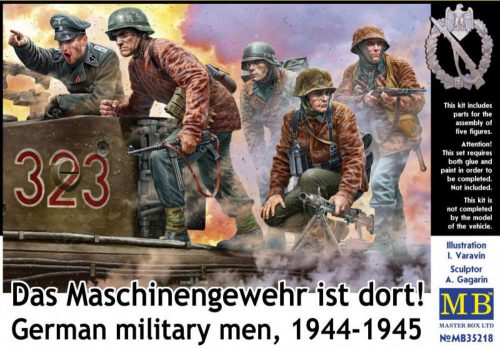 Master Box German military men, 1944-1945. Das Maschinengewehr ist dort! 1:35 (MB35218)