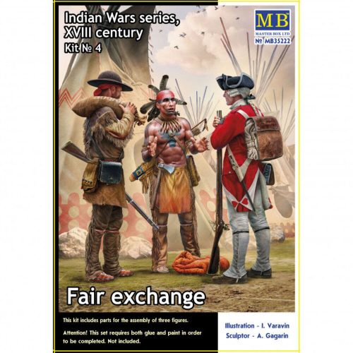 Master Box Fair exchange. Indian Wars Series, XVIII century. Kit No.4 1:35 (MB35222)