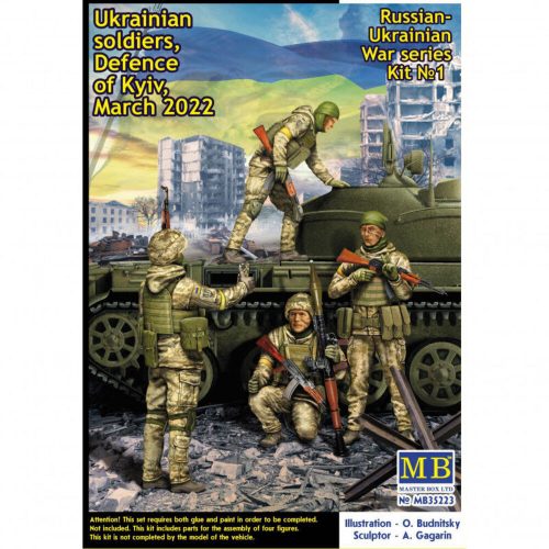 Master Box Ukrainian soldiers Defence of Kyiv March2022 Russian-Ukrainian War serieKit No1 1:35 (MB35223)