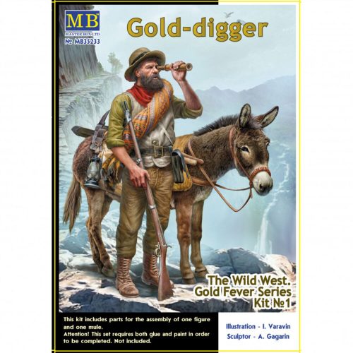 Master Box Gold-digger. The Wild West. Gold Fever Series. Kit ? 1. 1:35 (MB35233)