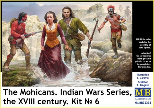 Master Box The Mohicans. Indian Wars Series, the XVIII century. Kit ? 6 1:35 (MB35234)