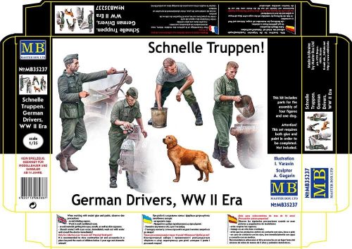 Master Box Schnelle Truppen. German Drivers, WW II Era 1:35 (35237)