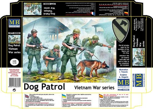 Master Box Dog Patrol. Vietnam War series 1:35 (35238)