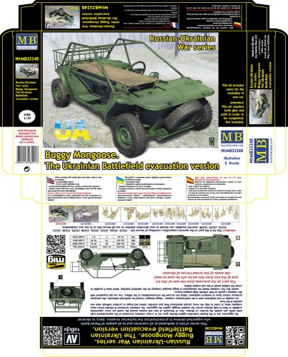 Master Box Buggy Mongoose. The Ukrainian Battlefield evacuation version 1:35 (35240)