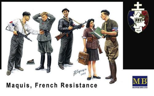 Master Box Maquis, French Resistance 1:35 (MB3551)