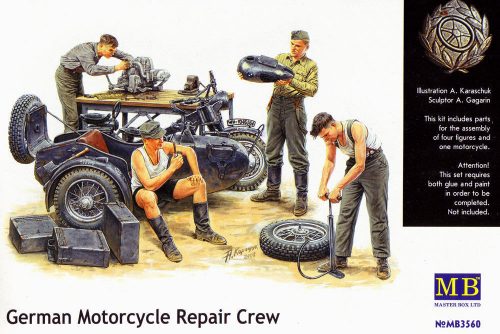 Master Box German Motorcycle repair team 1:35 (MB3560)