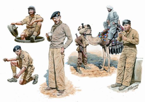 Master Box Commonwealth AFV Crew 1:35 (MB3564)