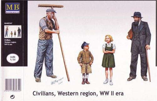 Master Box Civilians, Western region, WWII era 1:35 (MB3567)