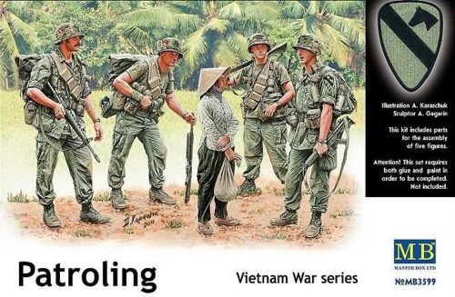 Master Box Patroling, Vietnam 1:35 (MB3599)