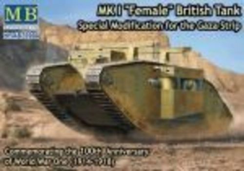 Master Box Mk I Female British tank,Specila modific 1:72 (72004)