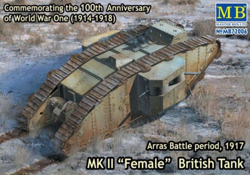 Master Box Mk II Female British tank.Arras Battle 1:72 (72006)