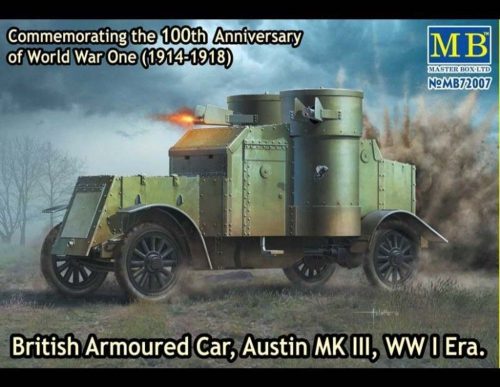 Master Box Austin Mk.III British armored car1914-18 1:72 (72007)