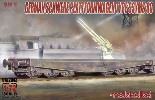 Modelcollect Germany Schwere Plattformwagen type ssyms 80 1:72 (UA72043)