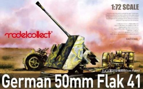 Modelcollect German WWII 50mm FLAK 41 anti-aircraft gun 1:72 (UA72366)