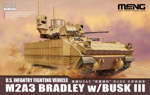 Meng U.S. Infantry Fighting Vehicle M2A3 Bradley w/BUSK III 1:72 (72-005)