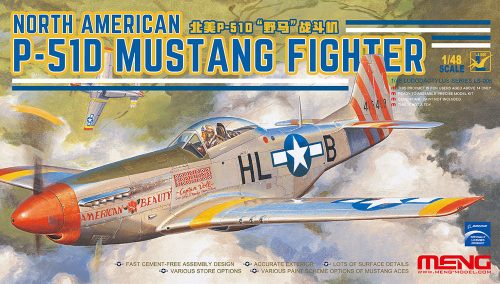 Meng North American P-51D Mustang Fighter 1:48 (LS-006)