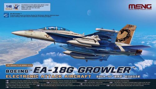 Meng Boeing EA-18G Growler Electronic Attack Aircraft 1:48 (LS-014)