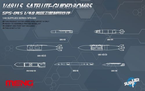 Meng U.S.Satellite-guided Bombs 1:48 (SPS-045)