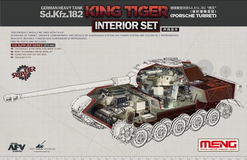 Meng German Heavy Tank Sd.Kfz.182 King Tiger (Porsche Turret) Interior Set 1:35 (SPS-062)