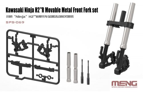 Meng Kawasaki Ninja H2(TM)R Movable Metal Front Fork Set 1:9 (SPS-069)