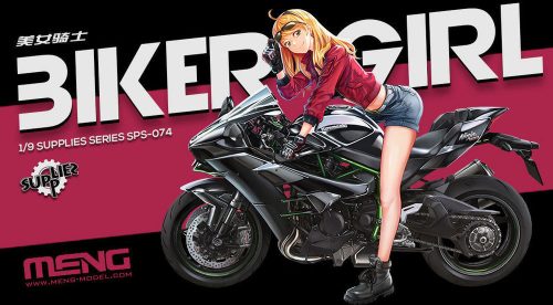 Meng Biker Girl (RESIN) 1:9 (SPS-074)