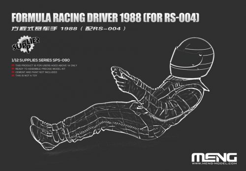 Meng Formula Racing Driver 1988 (For RS-004) (Resin) 1:12 (SPS-090)