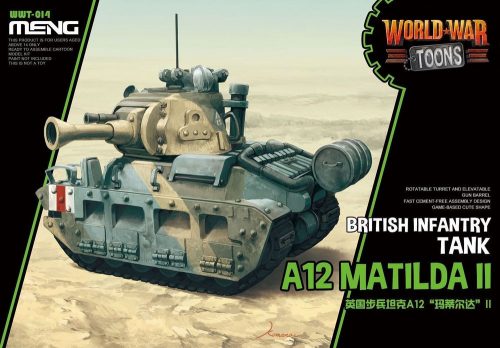 Meng British Infantry Tank A12 Matilda II (CartoonModel)  (WWT-014)