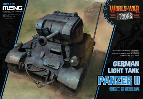 Meng German Light Tank Panzer II (CARTOON MODEL)  (WWT-019)