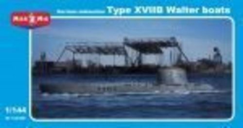 Micro Mir AMP German submarine type XVIIB Walter boats 1:144 (MM144-006)