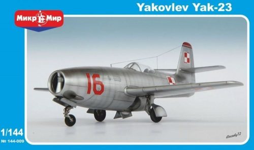 Micro Mir AMP Yakovlev Yak-23 Soviet fighter 1:144 (MM144-009)