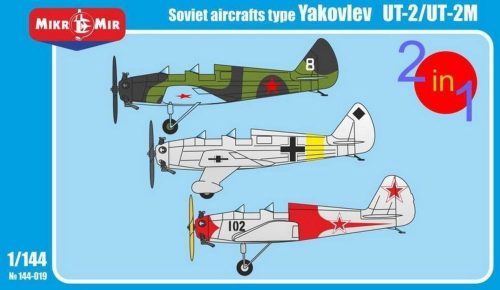 Micro Mir AMP Yakovlev UT-2/UT-2M (2 kits in the box) 1:144 (MM144-019)