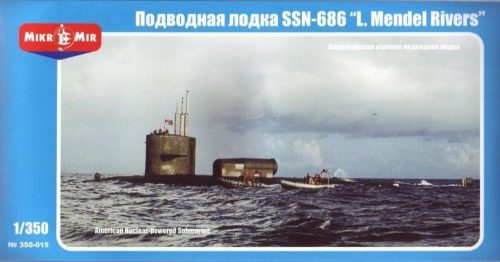 Micro Mir AMP U.S.nuclear-powered submarine SSN-686 MR 1:350 (MM350-015)