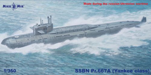 Micro Mir AMP Soviet submarine SSBN Pr.667a (Yankee class) 1:350 (MM350-045)