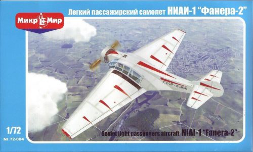 Micro Mir AMP NIAI-1 Fanera-2 Soviet light passenger a 1:72 (MM72-004)