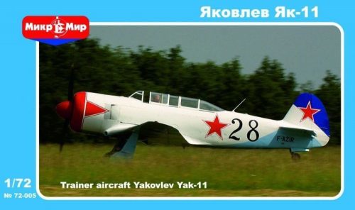 Micro Mir AMP Yakovlev Yak-11 Soviet training aircraft 1:72 (MM72-005)