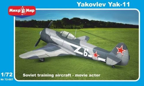 Micro Mir AMP Yakovlev Yak-11 Soviet trainer aircraft 1:72 (MM72-007)