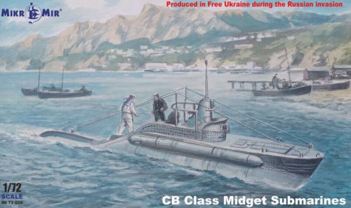 Micro Mir AMP Italian CB Class Midget Submarines 1:72 (MM72-026)