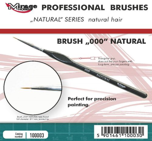 Mirage Hobby MIRAGE BRUSH NATURAL SIZE 000  (100003)