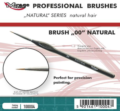 Mirage Hobby MIRAGE BRUSH NATURAL SIZE 00  (100004)