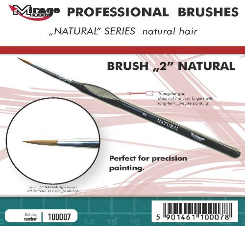 Mirage Hobby MIRAGE BRUSH NATURAL SIZE 2  (100007)