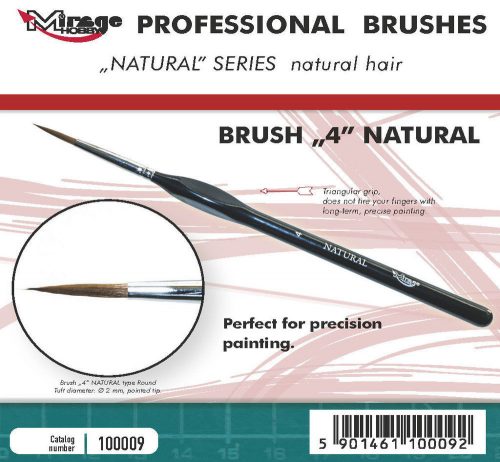 Mirage Hobby MIRAGE BRUSH NATURAL SIZE 4  (100009)