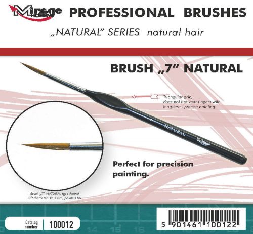 Mirage Hobby MIRAGE BRUSH NATURAL SIZE 7  (100012)