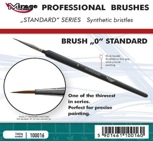 Mirage Hobby Brush Standard Size 0 (100016)