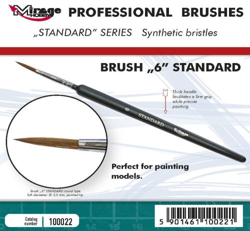 Mirage Hobby MIRAGE BRUSH STANDARD SIZE 6  (100022)