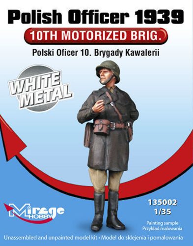 Mirage Hobby Polish Officer 1939'10th Motorised Brig. White Metal 1:35 (135002)