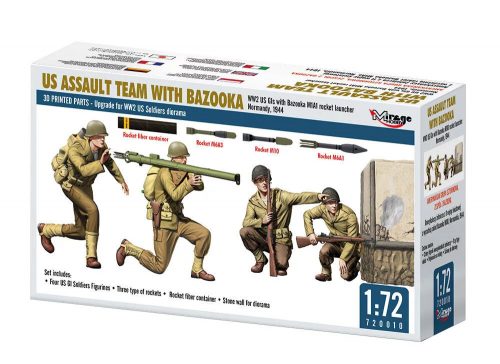 Mirage Hobby TWO US RANGERS TEAM WITH BAZOOKA 1:35 (350002)