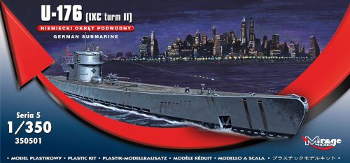 Mirage Hobby German Submarine U-176 (IXC turm II) 1:350 (350501)