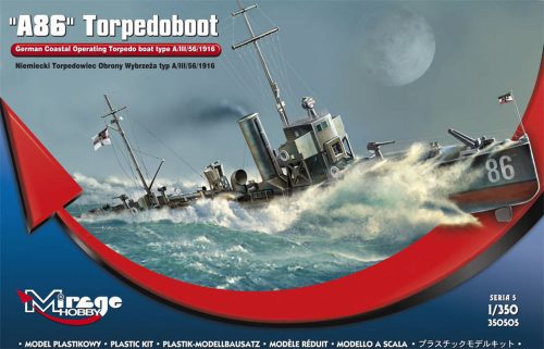 Mirage Hobby A 86 German Torpedoboat A/III Class 1:350 (350505)