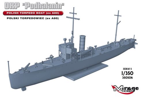 Mirage Hobby ORP PODHALANIN Polish Torpedo Boat(exA80 1:350 (350506)