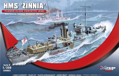 Mirage Hobby HMS Zinnia Flower-Class Corvette K98 1:350 (350802)